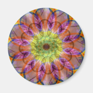 Floramoeba Star Mandala Magnet