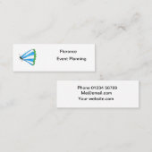 Florance Mini Business Card Mini Visitenkarte (Vorne/Hinten)