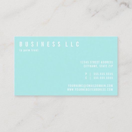 FloraPalmewitz Visitenkarte (Rückseite)