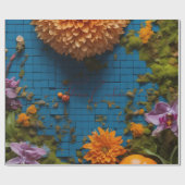 #Flora's EmbraceWrappingPaper Geschenkpapier (Flach)