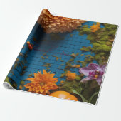 #Flora's EmbraceWrappingPaper Geschenkpapier (Ungerollt)