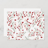 Floreal Glückwunschkarten Postkarte (Vorne/Hinten)