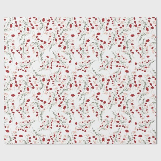 Floreal Wrapping Paper Geschenkpapier (Flach)