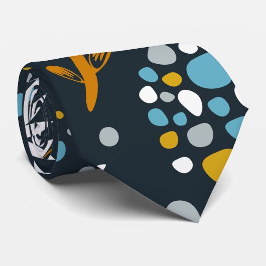 Floreale Krawatte (Gerollt)