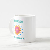 Florece como una flor kaffeetasse (Vorderseite Links)