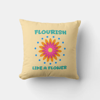 Florece como una flor kissen