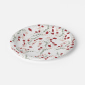 Florele-Tableware Pappteller (Schrägansicht)