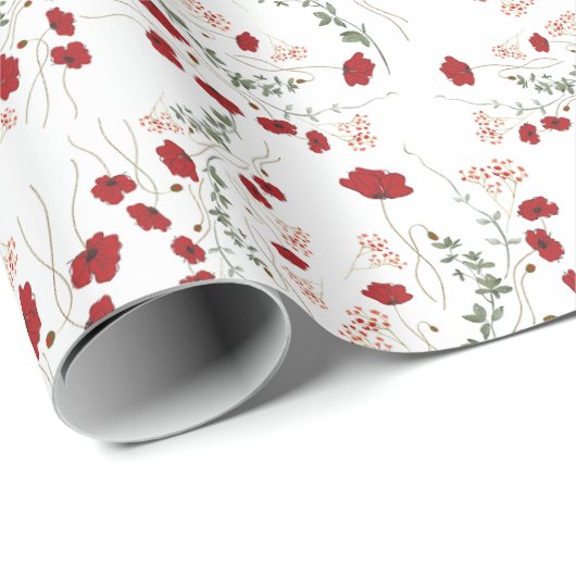 Floremanschluss Geschenkpapier (Rolleneckpunkt)