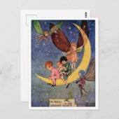 Florence Anderson A Sail in the Moon Boat Postkarte (Vorne/Hinten)