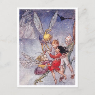 Florence Anderson Don't Look Down For A Bit Fairy  Postkarte