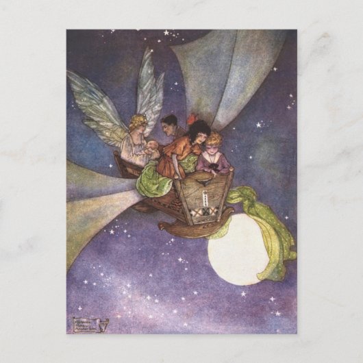 Florence Anderson Hoch über der Stadt Postkarte (Vorderseite)