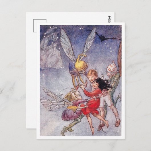 Florence Anderson schaut nicht nach ein bisschen F Postkarte (Vorne/Hinten)