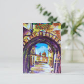 FLORENCE ANTIQUE ALLEY VIEW CHURCH CESTELLO POSTKARTE (Stehend Vorderseite)