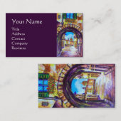 FLORENCE ANTIQUE ALLEY VIEW CHURCH CESTELLO VISITENKARTE (Vorne/Hinten)