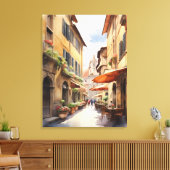 Florence Aquarellkunst Leinwanddruck (Insitu (Wohnzimmer))