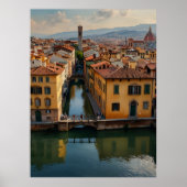 Florence Aquarellkunst Poster (Vorne)