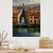 Florence Aquarellkunst Poster (Küche)