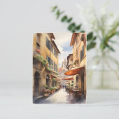 Florence Aquarellkunst Postkarte (Stehend Vorderseite)