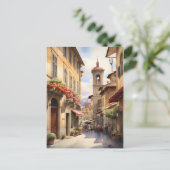 Florence Aquarellkunst Postkarte (Stehend Vorderseite)