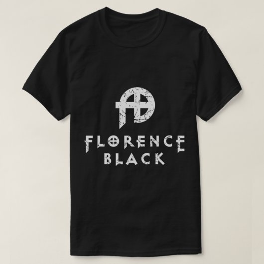Florence Black Classic T - Shirt (Design vorne)