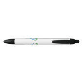 Florence Black Trim Pen Kugelschreiber (Rückseite)