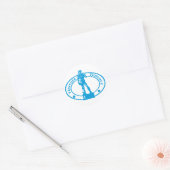 Florence Briefmarke Runder Aufkleber (Umschlag)