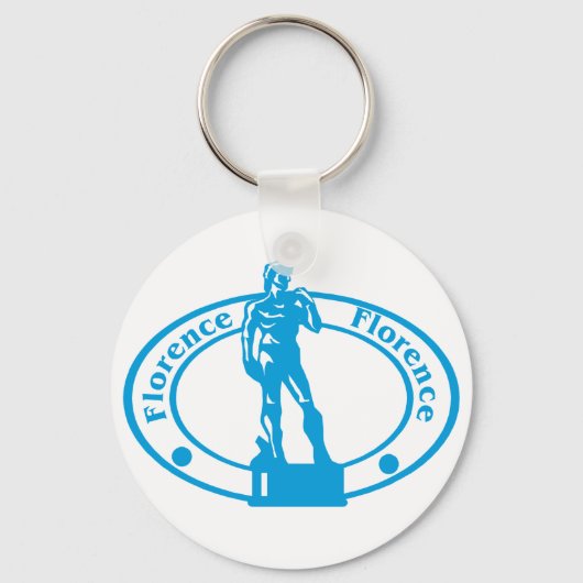 Florence Briefmarke Schlüsselanhänger (Vorderseite)