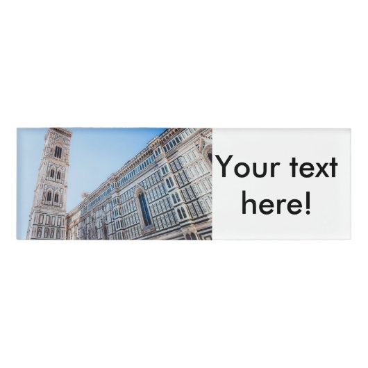Florence Cathedral Namenschild (Vorderseite)