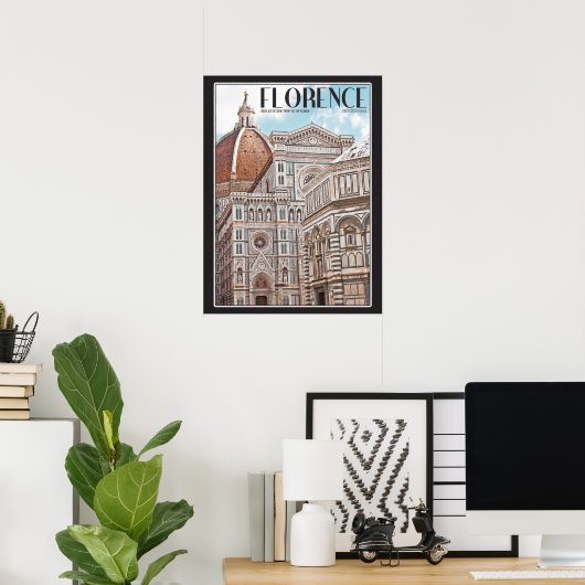 Florence Cathedral Poster (Heimbüro)