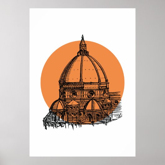 Florence Cathedral Poster (Vorne)