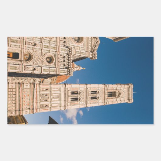 Florence Cathedral Rechteckiger Aufkleber (Vorderseite)