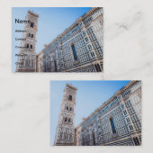 Florence Cathedral Visitenkarte (Vorne/Hinten)