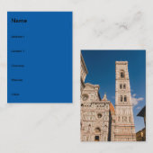 Florence Cathedral Visitenkarte (Vorne/Hinten)