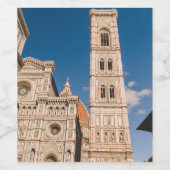 Florence Cathedral Weinetikett (Einzelnes Label)