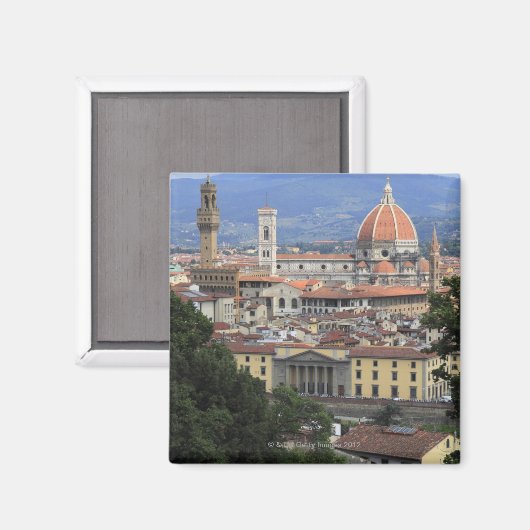 Florence Cityscape Magnet (Vorderseite/Rückseite)