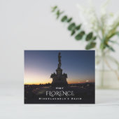 Florence, David Postkarte (Stehend Vorderseite)