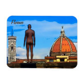 Florence Duomo Dome Antony Gormley Magnet (Horizontal)
