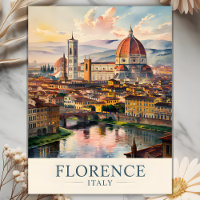 Florence Duomo Kathedrale Watercolor Reisen