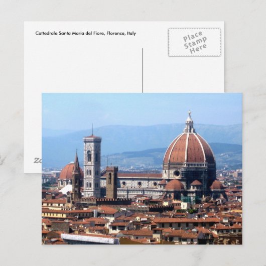 Florence Duomo Postcard Postkarte (Vorne/Hinten)