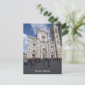 Florence Duomo Postkarte (Stehend Vorderseite)