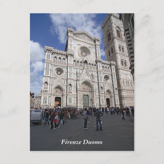 Florence Duomo Postkarte (Vorderseite)