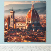 Florence Duomo Santa Maria del Fiore Italien Leinwanddruck (Insitu (Holzboden))