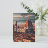 Florence Duomo Santa Maria del Fiore Italien Postkarte (Stehend Vorderseite)