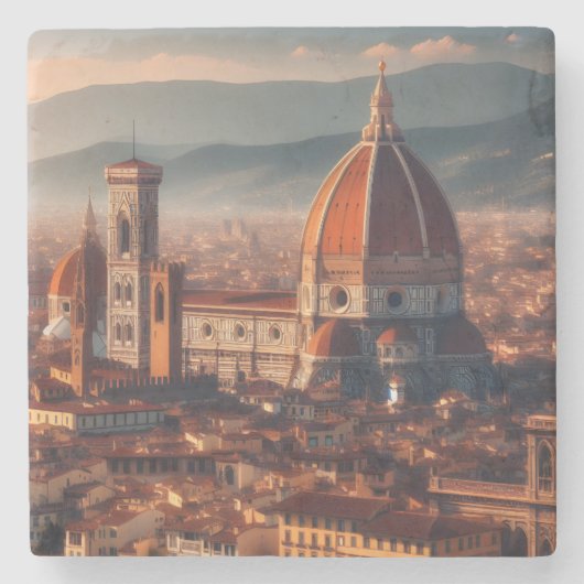 Florence Duomo Santa Maria del Fiore Italien Steinuntersetzer (Vorderseite)