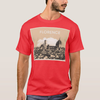 Florence Firenze City Cathedral Art T-Shirt