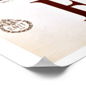 Florence Firenze Italien - Vintage Travel Posters Poster (Ecke)