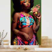 Florence Flower - Ken Gage Art Poster (Küche)