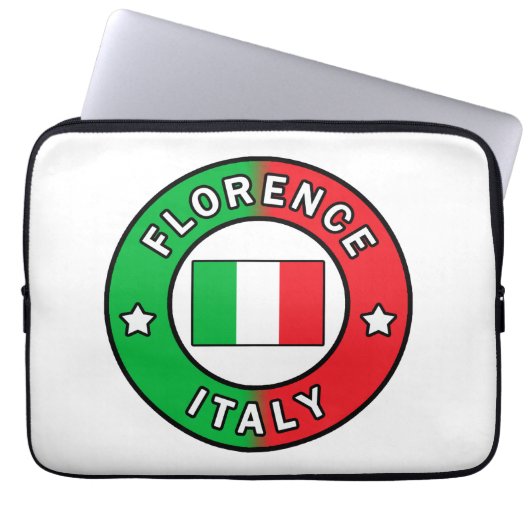 Florence Italien Ärmel Laptopschutzhülle (Vorderseite)