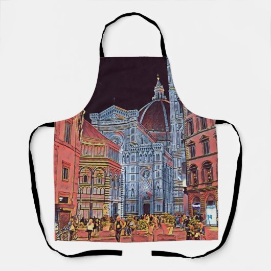 Florence Italy Artistic Schürze (Vorderseite)