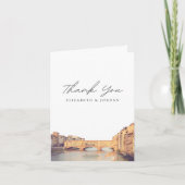 Florence Italy Blank Dankeschön Card Dankeskarte (Vorderseite)